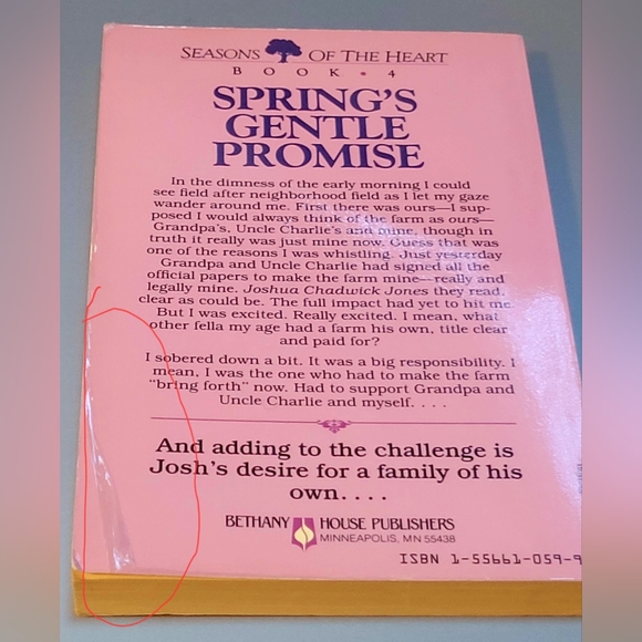 BOOKS PB Janette Oke Seasons of the Heart Series - Picture 10 of 10